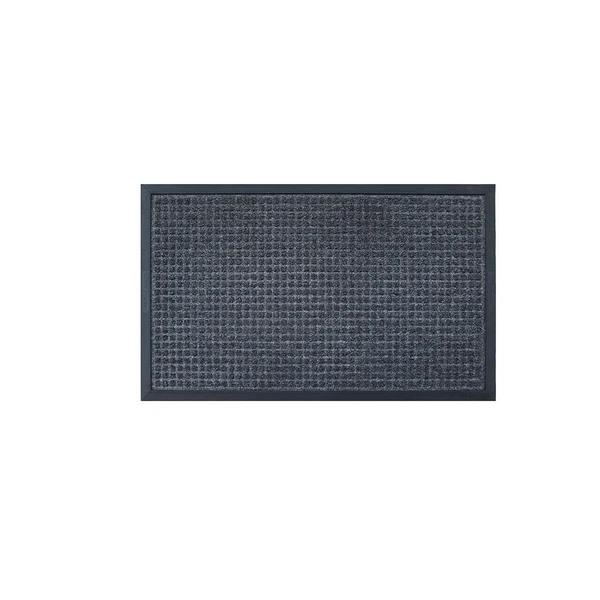 LUXE HOME INTERNATIONAL Luxe Home PVC Rubber Outdoor Door Mat Polkadot Design Long Main Entrance Doormate Anti Slip Waterproof Welcome Mats for Floor, Bathroom, Kitchen, Office, Gym (Anthra, 45x75 cm, Pack of 1 ) - Anthra