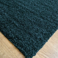 LUXE HOME INTERNATIONAL Ultra Soft Microfiber Area Rug - Non-Slip, Carpet for Living Room, Bedroom, and Home Decor - 5x7 Feet, Green