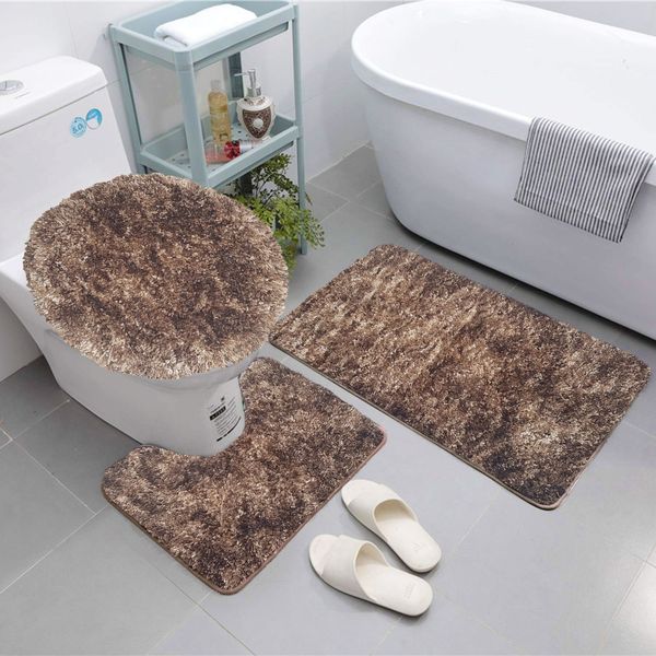 Buy Grey Bath Mats for Home & Kitchen by LUXEHOME INTERNATIONAL