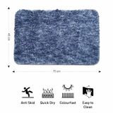 LUXE HOME INTERNATIONAL Luxe Home Bath mat Super Soft Anti Skid Hawaii Rugs for Bathroom ( Charcoal, Medium ) Pc-1 - 45x75, Charcoal