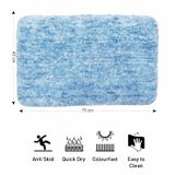 LUXE HOME INTERNATIONAL Luxe Home Bath mat Super Soft Anti Skid Hawaii Rugs for Bathroom ( Cloud, Medium ) Pc-1 - 45x75, Cloudy