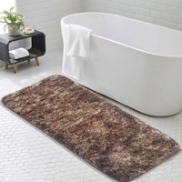 LUXE HOME INTERNATIONAL Luxe Home Bath mat Super Soft Anti Skid Hawaii Rugs for Bathroom ( Rock Brown, Large ) Pc-1 - 60x90 cm, Rock-Brown