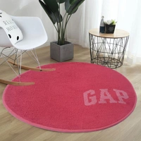LUXE HOME INTERNATIONAL Bath mat Soft Cotton Round Rug for Bathroom, Bedroom, Living Room - 2x2 ft, pink