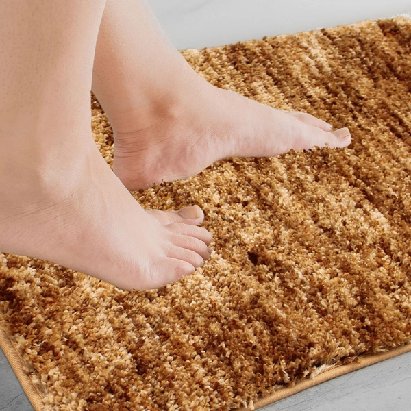 LUXE HOME INTERNATIONAL Bath Mat super Soft Non Slip Mat for Bathroom, Bedroom, Living Room - 40x60 cm, Antic