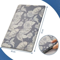 LUXE HOME INTERNATIONAL Anti-Fatigue Kitchen Mat Non-Slip Cushioned Comfort Mat - Geometric Pattern Standing Desk Mat - Waterproof and Easy to Clean for Home and Office - 45x75 cm, Digital