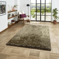 LUXE HOME INTERNATIONAL Ultra Soft Microfiber Area Rug - Non-Slip, Carpet for Living Room, Bedroom, and Home Decor - 3x5 Ft, Loulou
