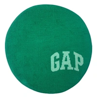 LUXE HOME INTERNATIONAL Bath mat Soft Cotton Round Rug for Bathroom, Bedroom, Living Room - 2x2 ft, Green