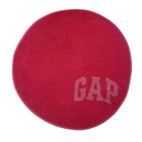 LUXE HOME INTERNATIONAL Bath mat Soft Cotton Round Rug for Bathroom, Bedroom, Living Room - 2x2 ft, pink