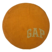 LUXE HOME INTERNATIONAL Bath mat Soft Cotton Round Rug for Bathroom, Bedroom, Living Room - 2x2 ft, Yellow
