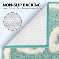 LUXE HOME INTERNATIONAL id's Bath Mat (40x60 cm) Bathroom Mat | Extra Soft and Absorbent Microfiber Bath Rugs, Non-Slip Plush Shaggy Bath Mat, Machine Wash Dry |Bathroom Floor, Door for Room - 40x60 cm, Bath