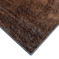 LUXE HOME INTERNATIONAL Ultra Soft Microfiber Area Rug - Non-Slip, Carpet for Living Room, Bedroom, and Home Decor - 3x5 Ft, Copper