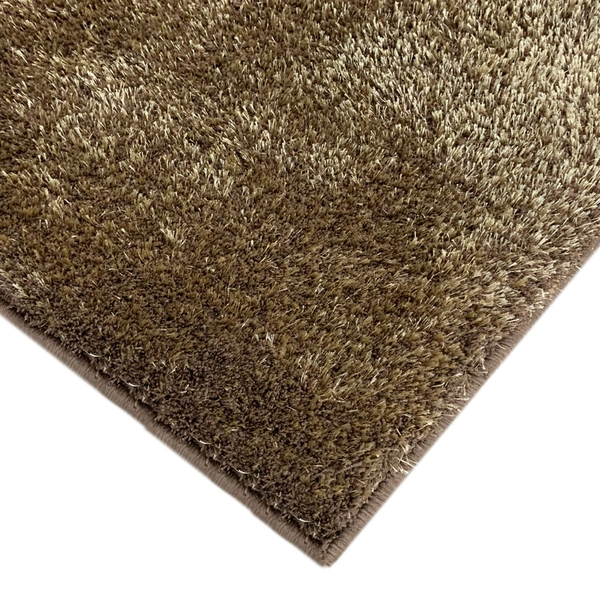 LUXE HOME INTERNATIONAL Ultra Soft Microfiber Area Rug - Non-Slip, Carpet for Living Room, Bedroom, and Home Decor - 3x5 Ft, Beige