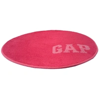 LUXE HOME INTERNATIONAL Bath mat Soft Cotton Round Rug for Bathroom, Bedroom, Living Room - 2x2 ft, pink