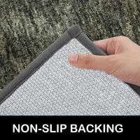 LUXE HOME INTERNATIONAL Bath Mat super Soft Non Slip Mat for Bathroom, Bedroom, Living Room - 40x60 cm, Green