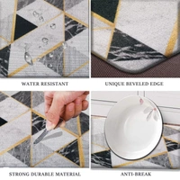 LUXE HOME INTERNATIONAL Cuba PVC Loop Utility Anti-Fatigue Indoor/Outdoor Mats for Home | Cushioned, Non Slip, Washable | Mat for Kitchen, Garage & More - 45x75 cm, Black