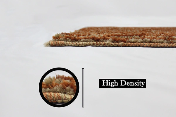 LUXE HOME INTERNATIONAL Super Soft Non Slip Bathmat for Bathroom - 38x58 cm, Terra