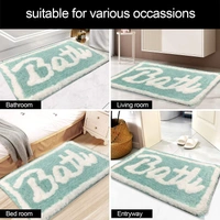 LUXE HOME INTERNATIONAL id's Bath Mat (40x60 cm) Bathroom Mat | Extra Soft and Absorbent Microfiber Bath Rugs, Non-Slip Plush Shaggy Bath Mat, Machine Wash Dry |Bathroom Floor, Door for Room - 40x60 cm, Bath