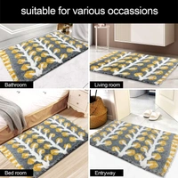 LUXE HOME INTERNATIONAL id's Bath Mat (40x60 cm) Bathroom Mat | Extra Soft and Absorbent Microfiber Bath Rugs, Non-Slip Plush Shaggy Bath Mat, Machine Wash Dry |Bathroom Floor, Door for Room - 40x60 cm, Suva Grey