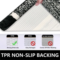 LUXE HOME INTERNATIONAL Riyo Bath Mat, Super Soft Microfibre 1800 Gsm, Non-Slip, Absorbent - Door Mat for Bathroom, Bedroom, Kitchen, Floor - Pack of 1 - 38x58 cm, Anthra
