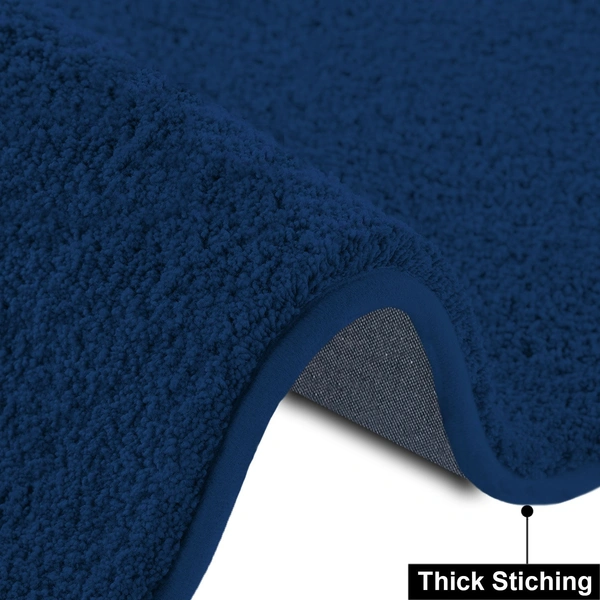 LUXE HOME INTERNATIONAL Ultra Soft Microfiber Area Rug - Non-Slip, Carpet for Living Room, Bedroom, and Home Decor - 5x7 Feet, Teal