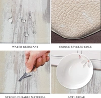 LUXE HOME INTERNATIONAL Anti-Fatigue Kitchen Mat Non-Slip Cushioned Comfort Mat - Geometric Pattern Standing Desk Mat - Waterproof and Easy to Clean for Home and Office - 51x99 cm, Abstract