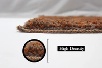 LUXE HOME INTERNATIONAL Super Soft Non Slip Bathmat for Bathroom - 38x58 cm, Coffee