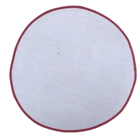 LUXE HOME INTERNATIONAL Bath mat Soft Cotton Round Rug for Bathroom, Bedroom, Living Room - 2x2 ft, pink