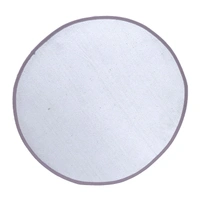 LUXE HOME INTERNATIONAL Bath mat Soft Cotton Round Rug for Bathroom, Bedroom, Living Room - 2x2 ft, Purple