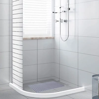LUXE HOME INTERNATIONAL Shower Mats for Bathroom Anti Slip Non Skid Bathtub Mat - 40x70 cm, Grey