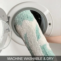 LUXE HOME INTERNATIONAL id's Bath Mat (40x60 cm) Bathroom Mat | Extra Soft and Absorbent Microfiber Bath Rugs, Non-Slip Plush Shaggy Bath Mat, Machine Wash Dry |Bathroom Floor, Door for Room - 40x60 cm, Bath