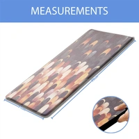 LUXE HOME INTERNATIONAL Anti-Fatigue Kitchen Mat Non-Slip Cushioned Comfort Mat - Geometric Pattern Standing Desk Mat - Waterproof and Easy to Clean for Home and Office - 51x99 cm, Lightning