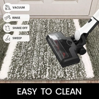 LUXE HOME INTERNATIONAL Riyo Bath Mat, Super Soft Microfibre 1800 Gsm, Non-Slip, Absorbent - Door Mat for Bathroom, Bedroom, Kitchen, Floor - Pack of 1 - 38x58 cm, Sea Green