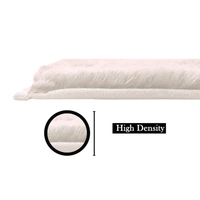 LUXE HOME INTERNATIONAL Runner Super Soft Anti Skid Rabbit Fur(1000 Gsm)Bathroom Mats For Bedroom,Door,Kitchen Floor(2 X 5 Ft,Skin)Pack Of 1 - 2x5 Ft, Skin