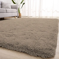 Luxe Home International  LuxeHome Carpets, Marino Fur 2000 GSM Thick FootMat, Antiskid Nonslip, Spill Absorbent, Washable and Quick Dry Rugs for Home Bedroom Hall Livingroom Floor Mat 6x9 Ft (Taupe Pack of 1) - 6X9, Taupe