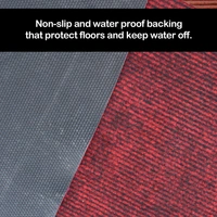 LUXE HOME INTERNATIONAL Luxe Home Arizona Soft Anti-Skid Washable Runner for Kitchen, Bedroom, Living-Room, Prayer Room, Office, Hotels, Halls ( Maroon_2x7 Feet, Piece of 1 ) - Maroon