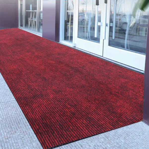 LUXE HOME INTERNATIONAL Luxe Home Arizona Soft Anti-Skid Washable Carpet for Kitchen, Bedroom, Living-Room, Prayer Room, Office, Hotels, Halls ( Maroon_4x10 Feet, Piece of 1 ) - Maroon