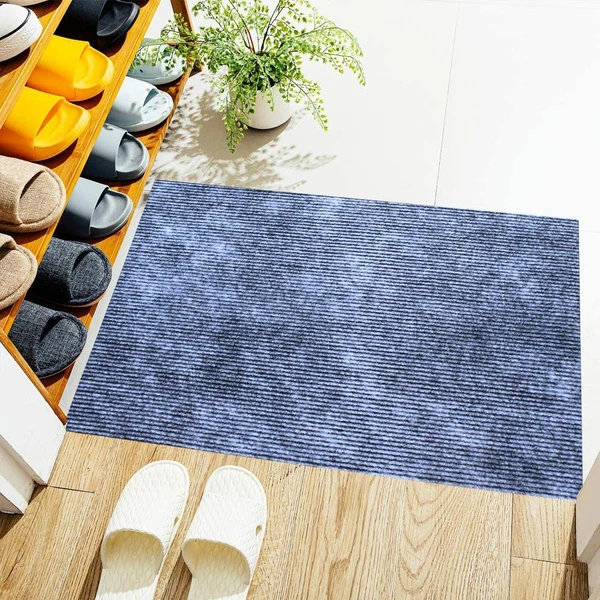 LUXE HOME INTERNATIONAL Luxe Home Arizona Soft Anti-Skid Washable Mat for Kitchen, Bedroom, Living-Room, Prayer Room, Office, Hotels, Halls( Grey_40x60 Cm, Piece of 1 )