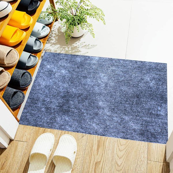 LUXE HOME INTERNATIONAL Luxe Home Arizona Soft Anti-Skid Washable Mat for Kitchen, Bedroom, Living-Room, Prayer Room, Office, Hotels, Halls( Grey_40x60 Cm, Piece of 1 ) - Grey