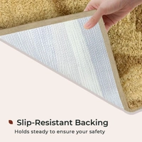 Luxe Home International Luxe Home Bath Mat Canada Panda Super Soft Anti Skid Slip Water Soak Washable Door Mats for Home, Bathroom Mat, Floor Mat, Kitchen Mat for Floor (40x60 cm) Gold - 40X60 cm, Gold