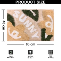 Luxe Home International Luxe Home Bath Mat Canada Sunny Super Soft Anti Skid Slip Water Soak Washable Door Mats for Home, Bathroom Mat, Floor Mat, Kitchen Mat for Floor (40x60 cm) Beige - 40X60 cm, Beige