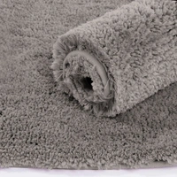 LUXE HOME INTERNATIONAL Luxe Home Bathmat 2800 GSM Microfiber Anti Slip Water Absorbent Machine Washable and Quick Dry Vegas Mats for Bathroom, Kitchen, Entrance ( Taupe , 45x75 Cm , Pack of 1 ) - 45x75 cm, Taupe