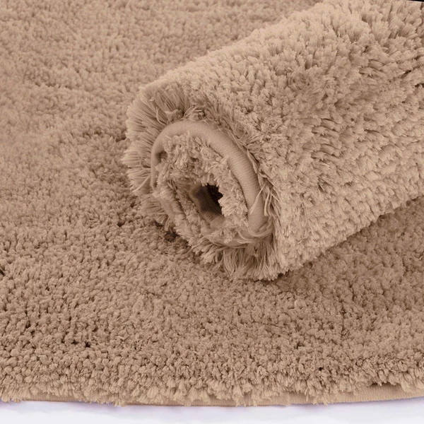 LUXE HOME INTERNATIONAL Luxe Home Bathmat 2800 GSM Microfiber Anti Slip Water Absorbent Machine Washable and Quick Dry Vegas Mats for Bathroom, Kitchen, Entrance ( Rust , 45x75 Cm , Pack of 1 ) - Rust