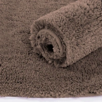LUXE HOME INTERNATIONAL Luxe Home Runner 2800 GSM Microfiber Anti Slip Water Absorbent Machine Washable and Quick Dry Vegas Mats for Bathroom, Kitchen, Entrance ( Cocoa , 2x5 Ft , Pack of 1 ) - 2x5 Ft, Cocoa