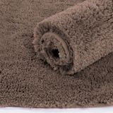 LUXE HOME INTERNATIONAL Luxe Home Runner 2800 GSM Microfiber Anti Slip Water Absorbent Machine Washable and Quick Dry Vegas Mats for Bathroom, Kitchen, Entrance ( Cocoa , 2x5 Ft , Pack of 1 ) - Cocoa