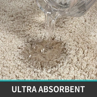LUXE HOME INTERNATIONAL Luxe Home Bathmat 2800 GSM Microfiber Anti Slip Water Absorbent Machine Washable and Quick Dry Vegas Mats for Bathroom, Kitchen, Entrance ( Beige , 40x60 Cm , Pack of 1 ) - 40x60 cm, Beige