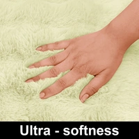 Luxe Home International Luxe Home Bubble Rabbit Fur Carpet Super Soft , Washable, Anti Skid Carpets for Home, Bedroom, Livingroom - ( 4x6 Feet, Gold ) - 4x5 Feet, Gold