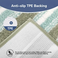 Luxe Home International Luxe Home Capetown Bath Mat (40x60 cm) Super Soft Microfiber, Anti Slip Backing, Washable Bathroom Mat Perfect for Bedroom - Lime - 40x60 cm, Lime