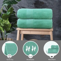 Luxe Home International Luxe Home Cotton Bath Towel 450 GSM Quick Dry Large Size Bathroom Towels for Men & Women, Home, Kitchen, Gym, Spa (70x137 cm, Aqua) - 70x137 cm, Aqua