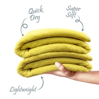 Luxe Home International Luxe Home Cotton Bath Towel 450 GSM Quick Dry Large Size Bathroom Towels for Men & Women, Home, Kitchen, Gym, Spa (70x137 cm, Yellow) - 70x137 cm, Yellow