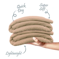 Luxe Home International Luxe Home Cotton Bath Towel 450 GSM Quick Dry Large Size Bathroom Towels for Men & Women, Home, Kitchen, Gym, Spa (70x137 cm, Taupe) - 70x137 cm, Taupe